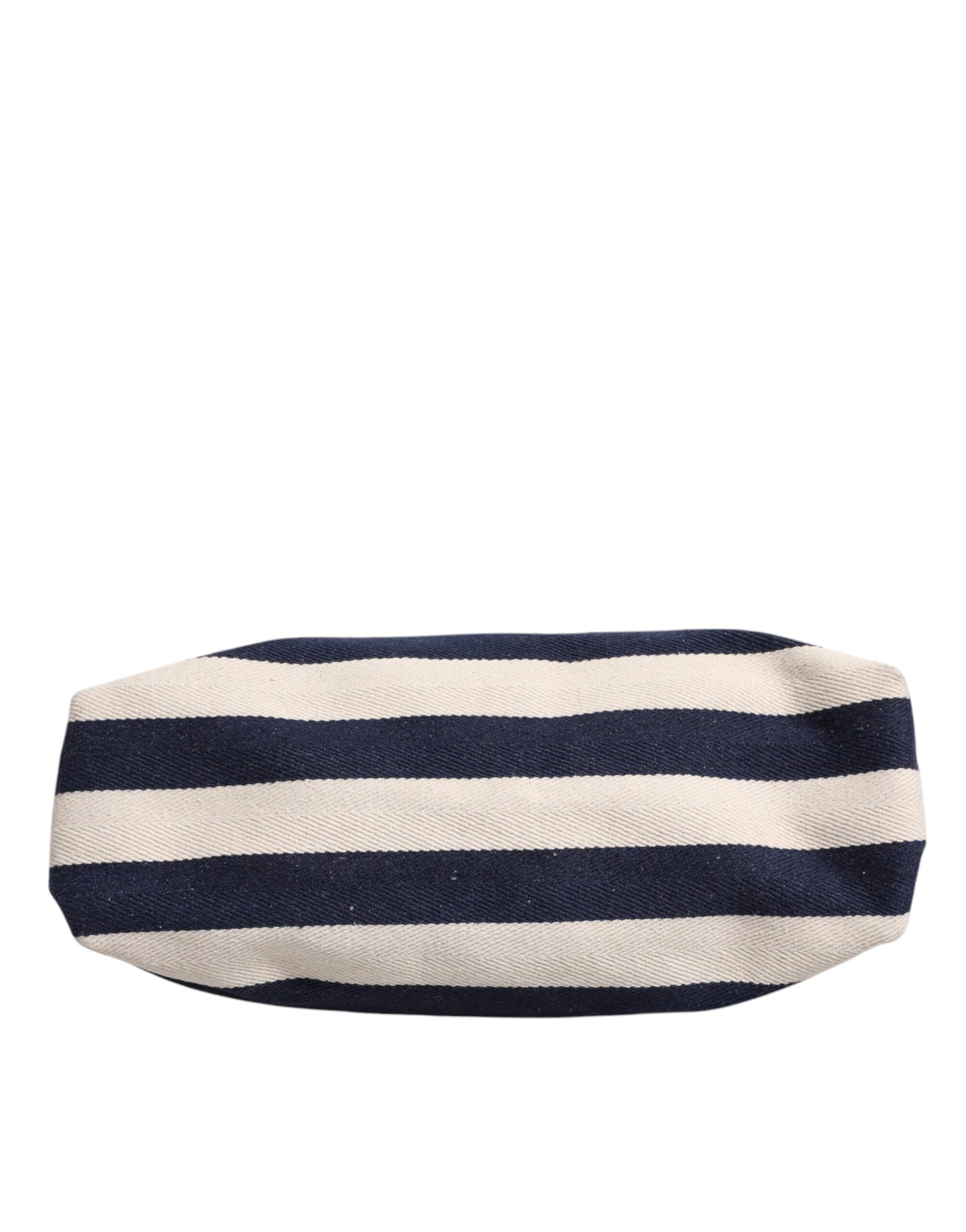 Dolce &amp; Gabbana – Tragetasche mit Logo-Schild in Blau und Weiß