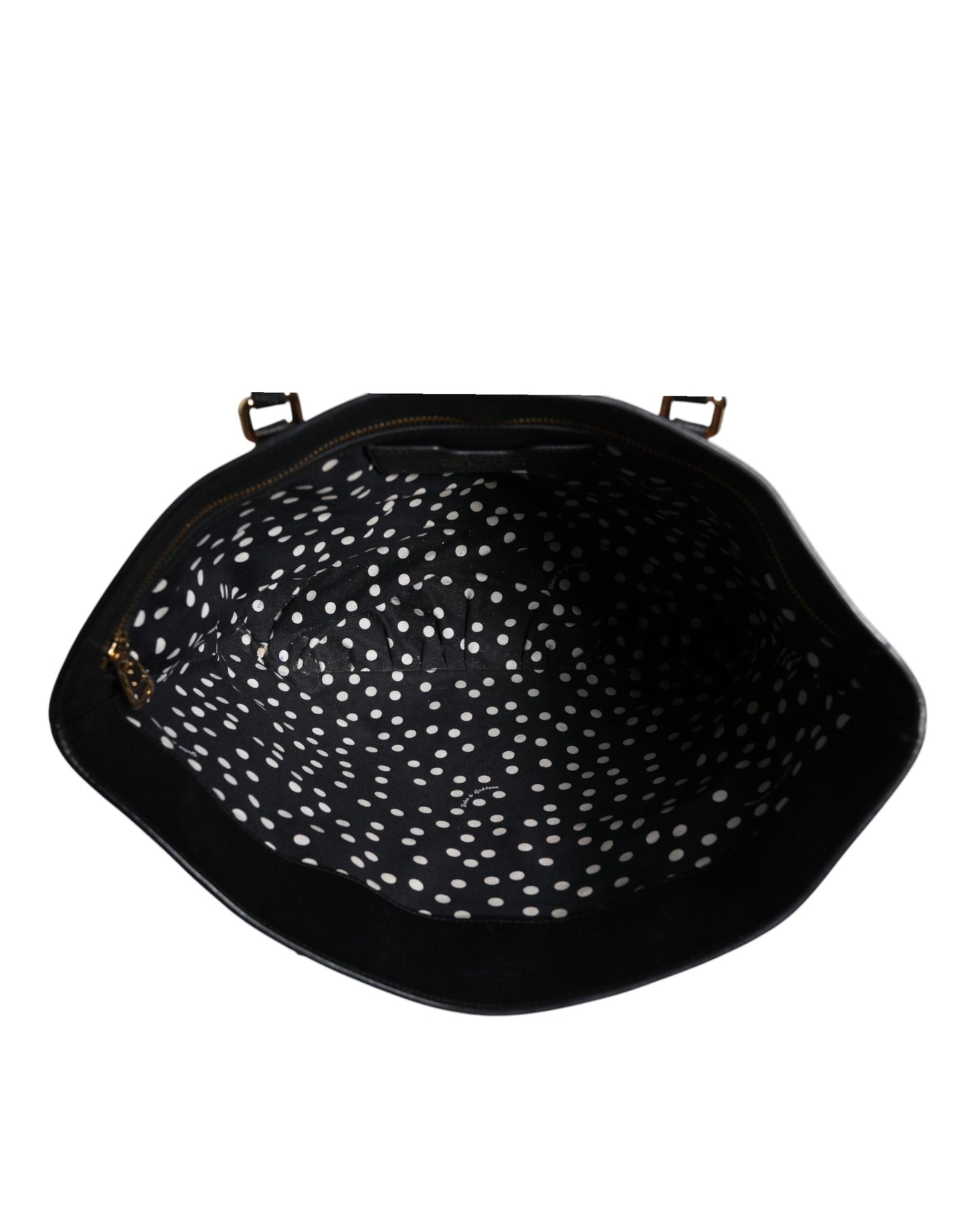 Dolce &amp; Gabbana – Schultertasche aus Kalbsleder mit Leopardenmuster in Braun und Schwarz