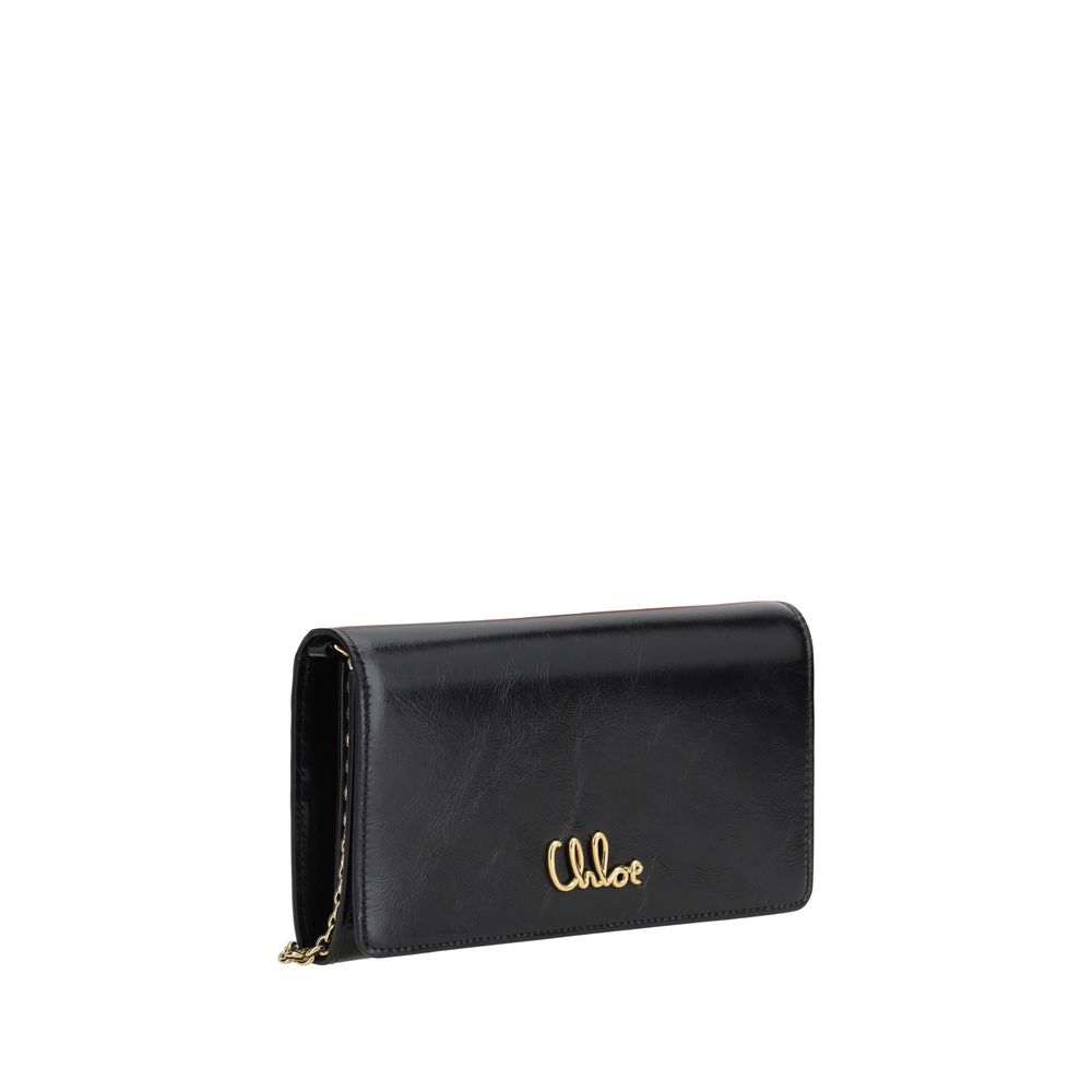 Chloé Clutch-Tasche aus Kalbsleder Bos Taurus