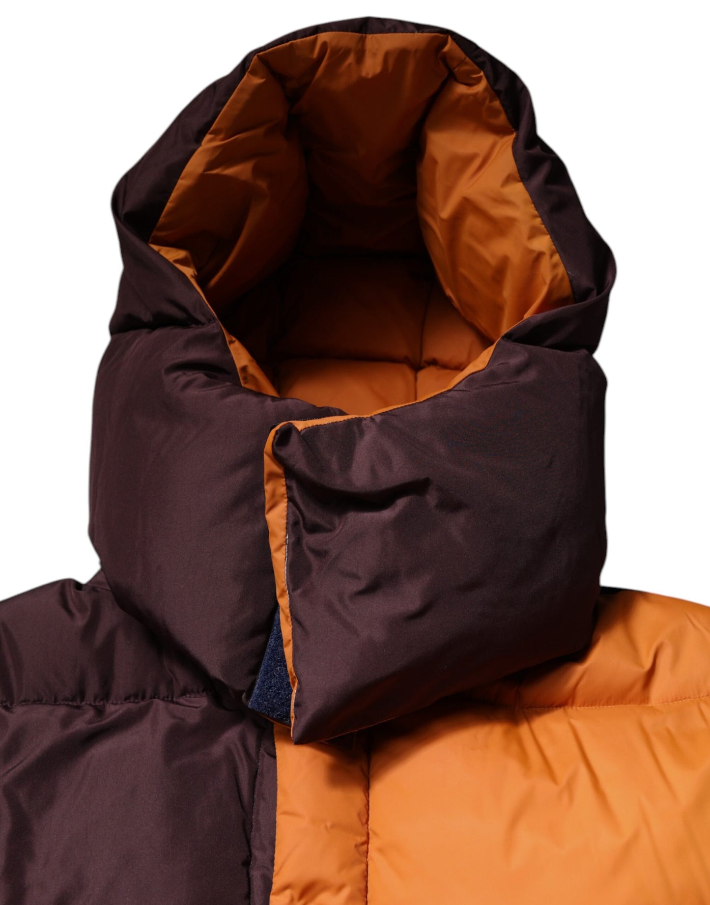 Dolce &amp; Gabbana – Mehrfarbige Steppjacke mit Kapuze