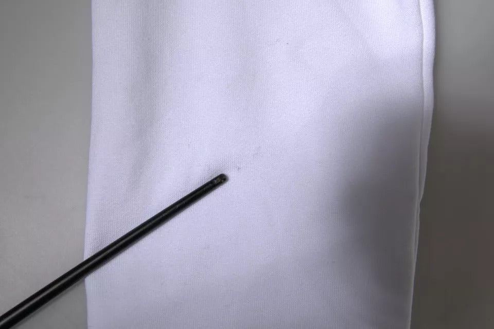 Dolce &amp; Gabbana – Weißes Sweatshirt mit Kapuze „Sacred Heart“