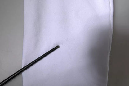 Dolce &amp; Gabbana – Weißes Sweatshirt mit Kapuze „Sacred Heart“