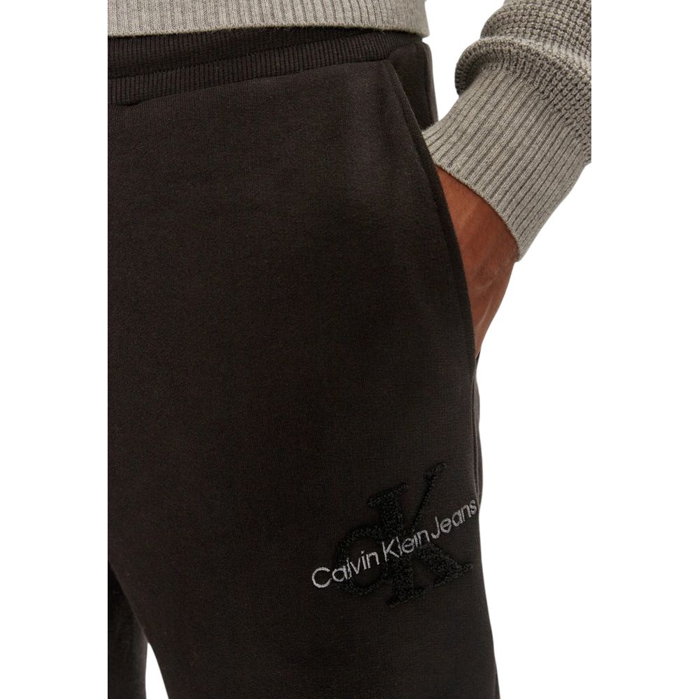 Calvin Klein Jeans Black Organic Cotton Joggers Workout Pant