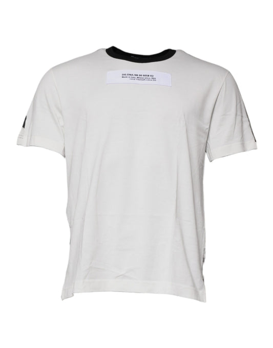 Dolce &amp; Gabbana Mehrfarbiges Camouflage-T-Shirt mit Rundhalsausschnitt