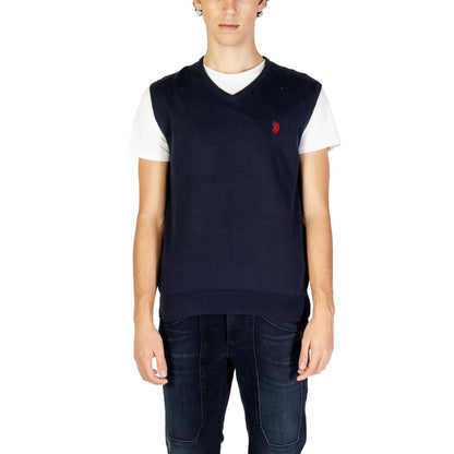 US POLO ASSN. Blaue Baumwollweste