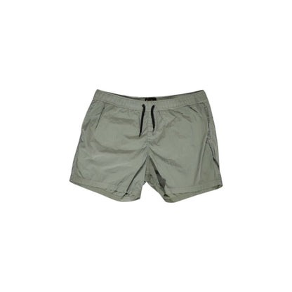 Refrigiwear Grüne Nylon-Badeshorts