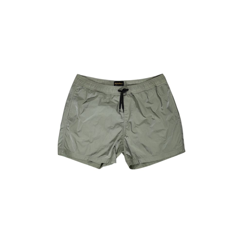 Refrigiwear Grüne Nylon-Badeshorts