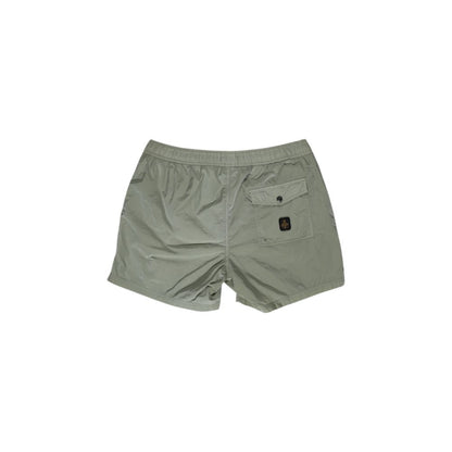 Refrigiwear Grüne Nylon-Badeshorts