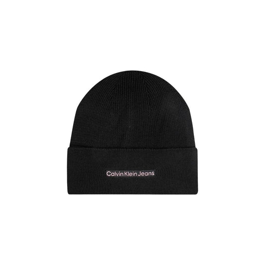 Calvin Klein Jeans Schwarze Baumwollkappe (Baseballkappe)