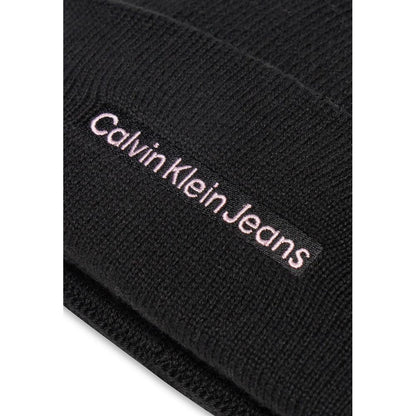 Calvin Klein Jeans Schwarze Baumwollkappe (Baseballkappe)