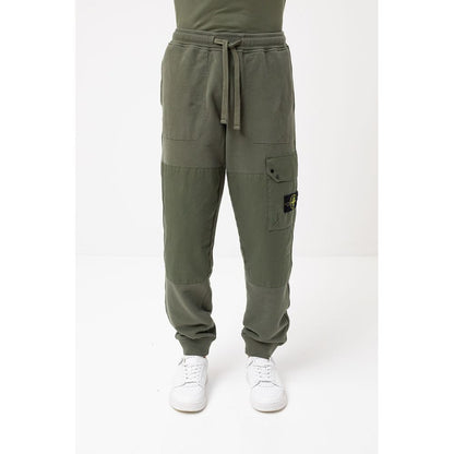 Stone Island Grüne Trainingshose aus Baumwolle für Herren