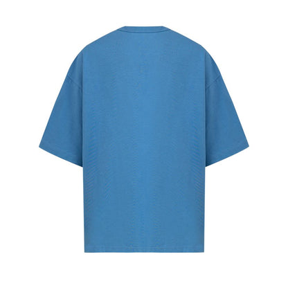 Bottega Veneta Blaues Baumwoll-T-Shirt