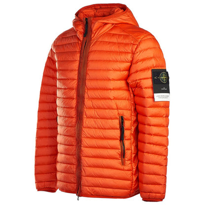 Stone Island Orange Nylon Men Jacket
