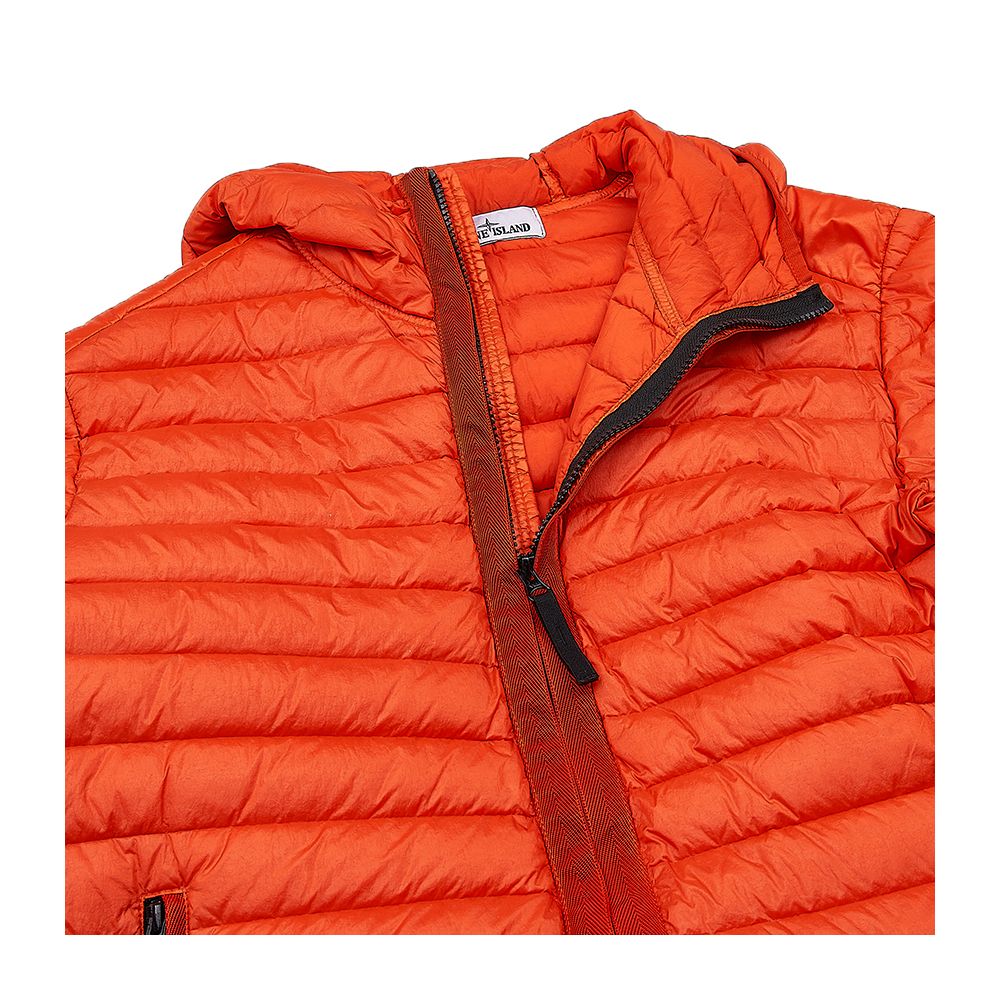 Stone Island Orange Nylon Men Jacket