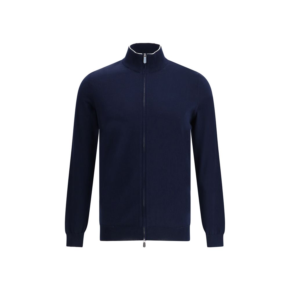 Svevo Cardigan aus blauer Baumwolle