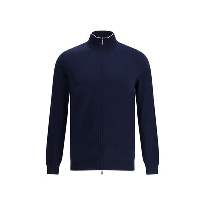 Svevo Cardigan aus blauer Baumwolle
