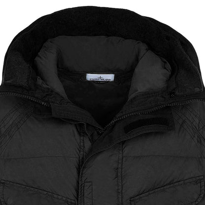 Stone Island Schwarze Nylonjacke für Herren