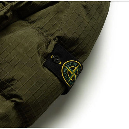 Stone Island – Grüner Nylonparka für Herren