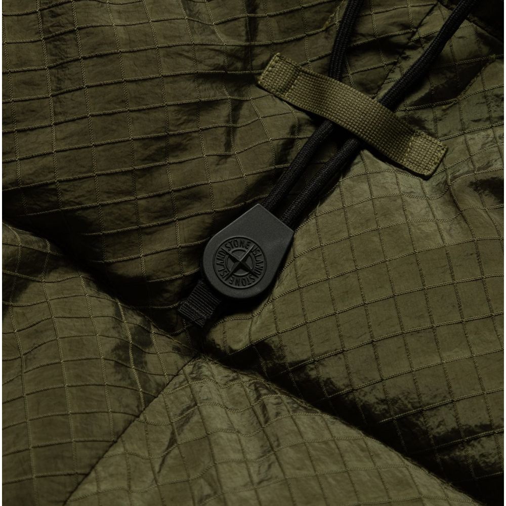 Stone Island – Grüner Nylonparka für Herren
