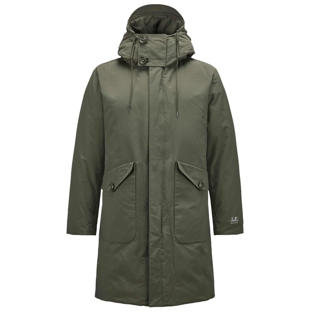 CP Company Grüner Polyester-Parka für Herren