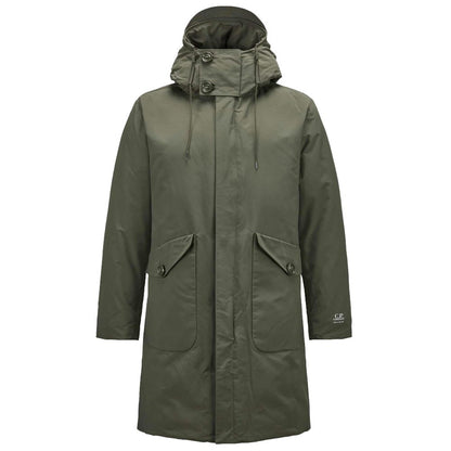 CP Company Grüner Polyester-Parka für Herren