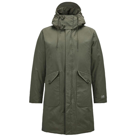 CP Company Grüner Polyester-Parka für Herren