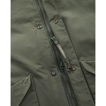CP Company Grüner Polyester-Parka für Herren