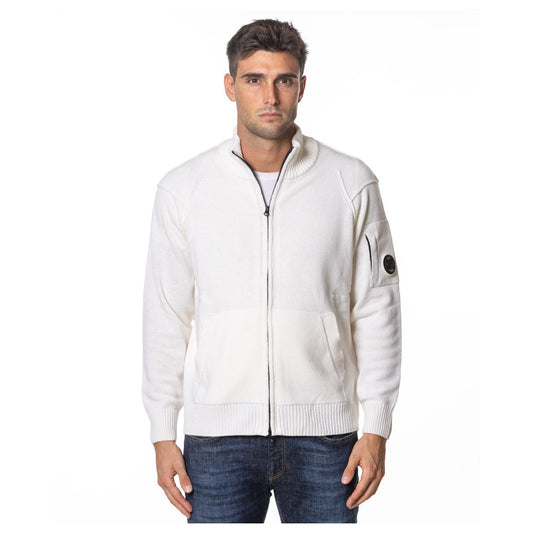 CP Company Weiße Wolljacke für Herren