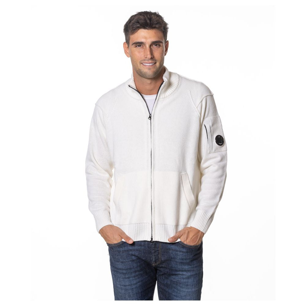 CP Company Weiße Wolljacke für Herren