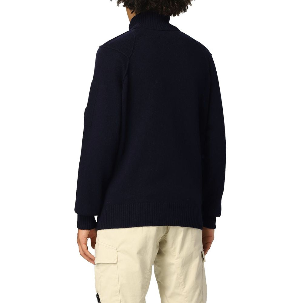 Blauer Wollpullover von CP Company