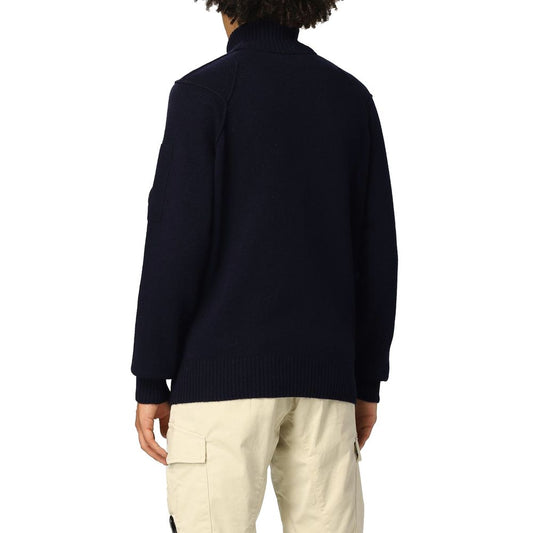Blauer Wollpullover von CP Company