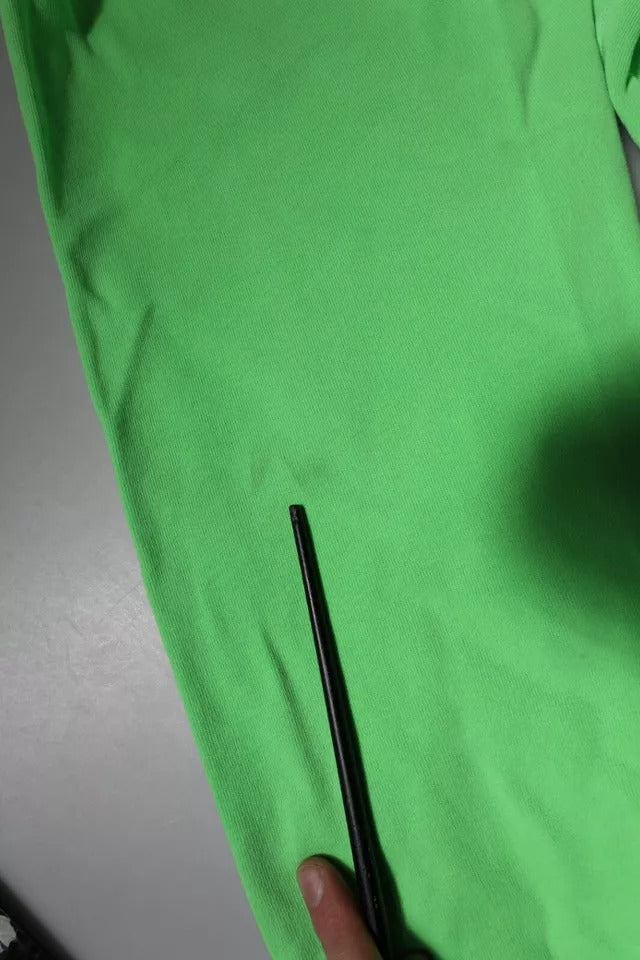 Dolce &amp; Gabbana Grüner Logo Kapuzenpullover Sweatshirt Pullover