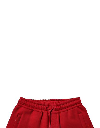 Dolce &amp; Gabbana Rote Jogginghose aus Baumwolle