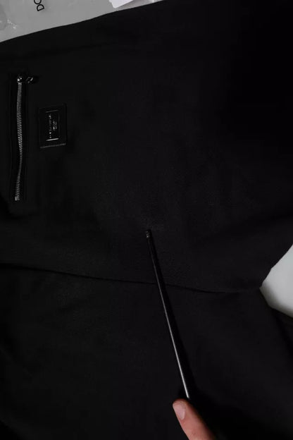 Dolce &amp; Gabbana – Schwarze Jogginghose aus Baumwolle