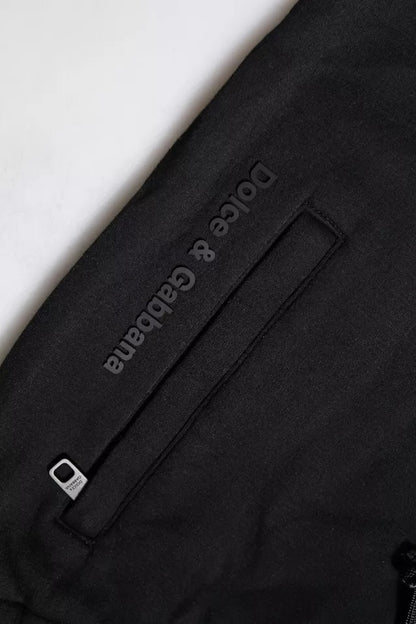 Dolce &amp; Gabbana – Schwarze Jogginghose aus Baumwolle