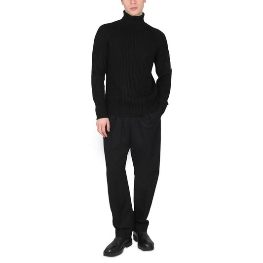 Schwarzer Wollpullover von CP Company