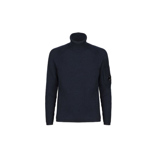 CP Company Schwarzer Wollpullover für Herren