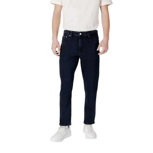 Calvin Klein Jeans – Blaue Jeans aus Baumwolle mit entspannter Passform