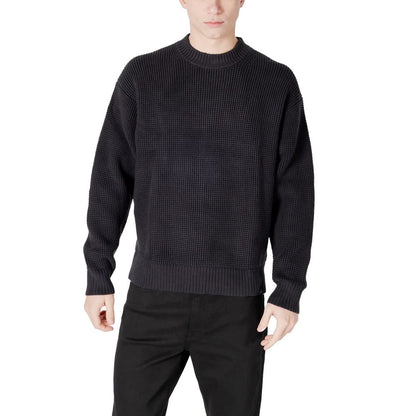 Calvin Klein Jeans – Schwarzer Pullover aus Bio-Baumwolle