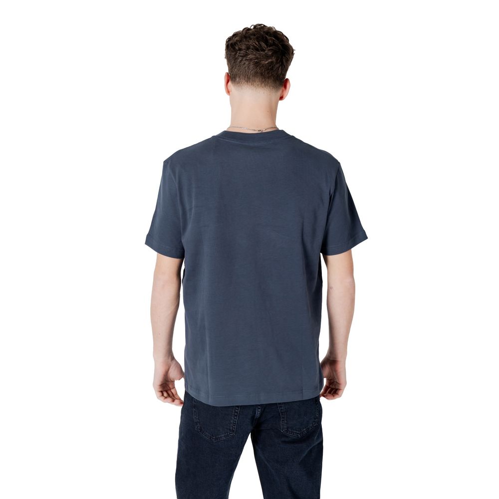 Calvin Klein Jeans – Blaues Baumwoll-T-Shirt