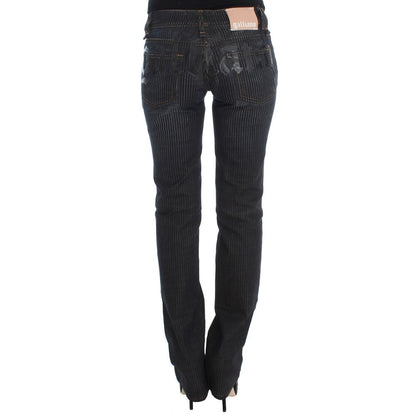John Galliano Jeans und Hose aus blauer Baumwolle