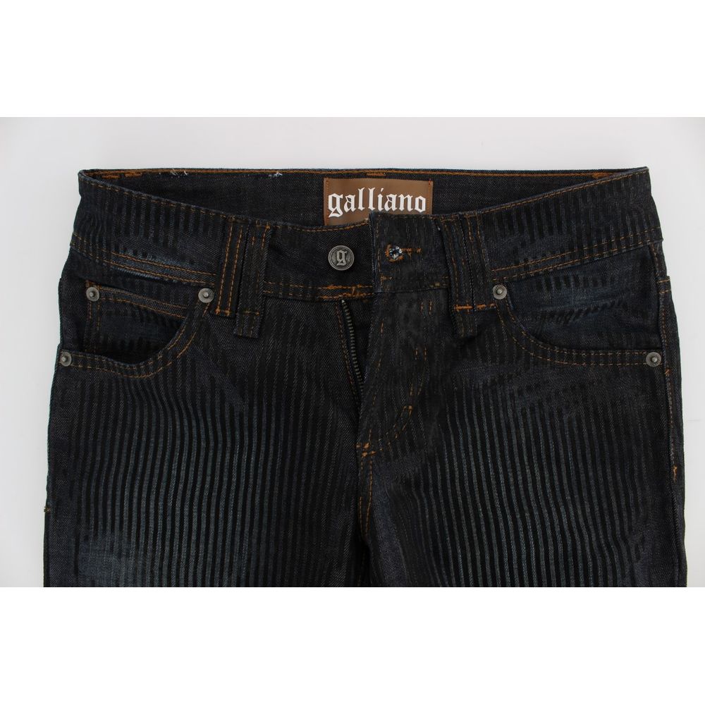 John Galliano Jeans und Hose aus blauer Baumwolle