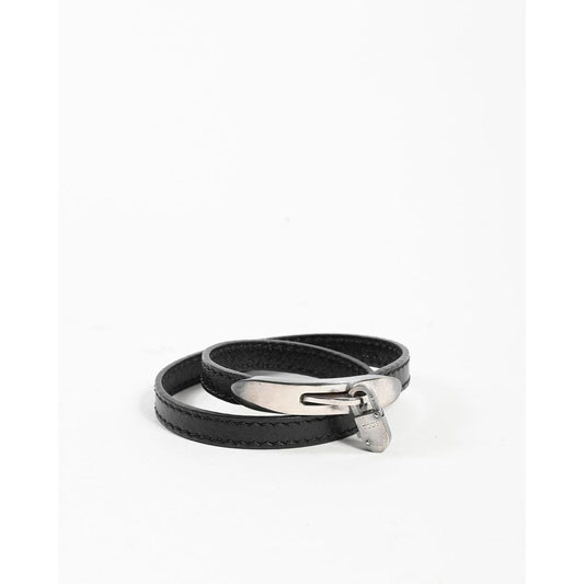 Tod's Schwarzes Lederarmband