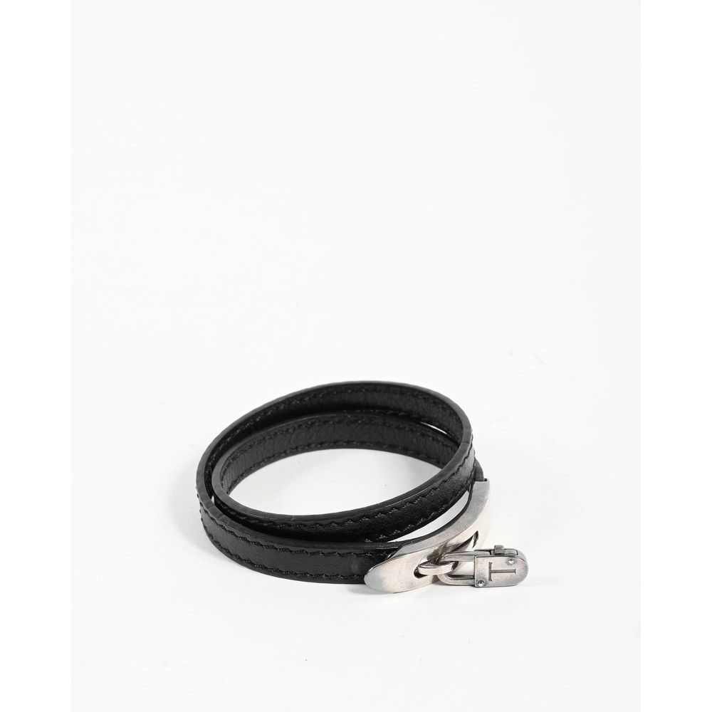 Tod's Schwarzes Lederarmband