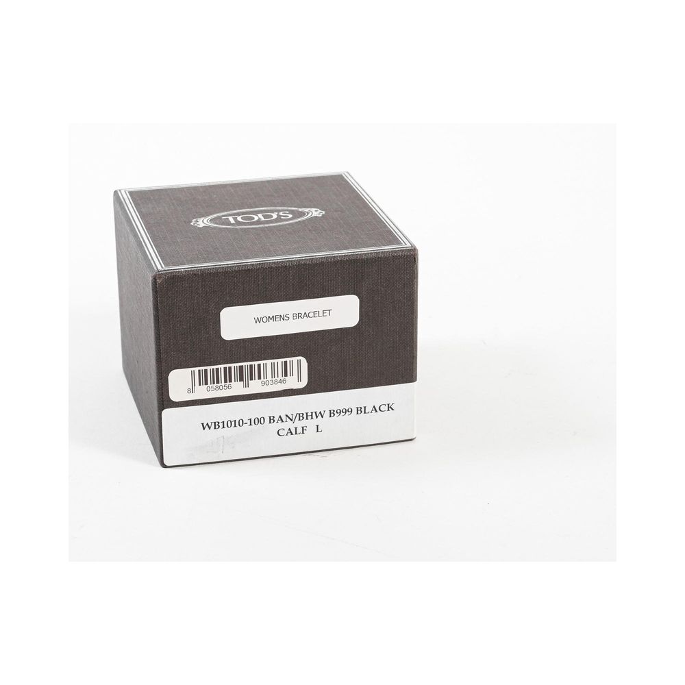 Tod's Schwarzes Lederarmband