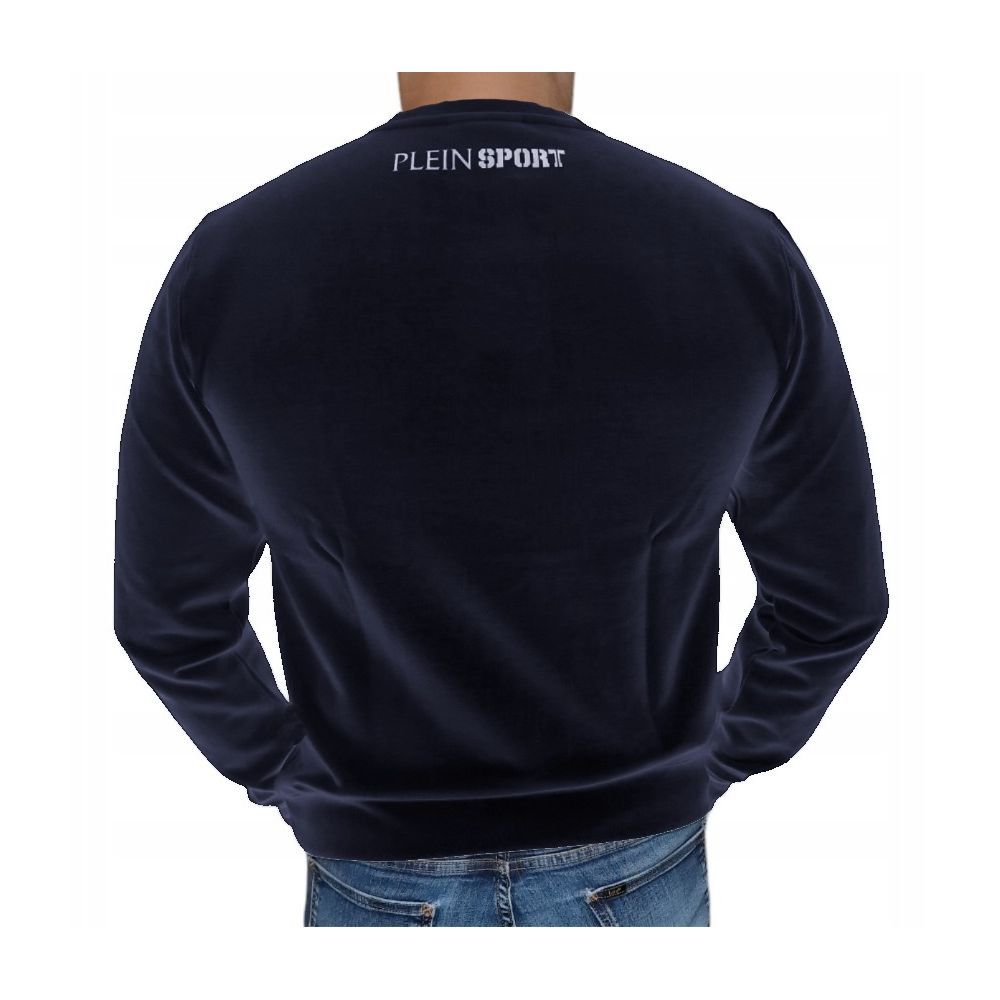Blaues Baumwoll-Sweatshirt von Plein Sport