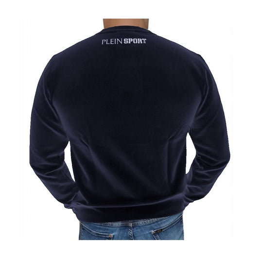 Blaues Baumwoll-Sweatshirt von Plein Sport