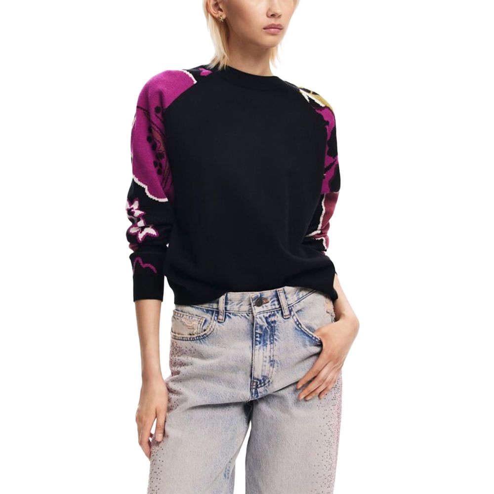 Desigual Schwarzer Polyamidpullover