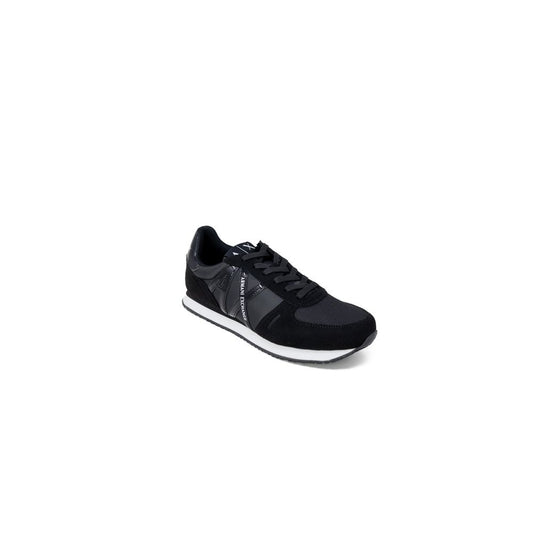 Armani Exchange Schwarze Sport-Sneaker aus Polyester
