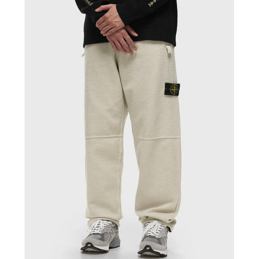 Stone Island – Weiße Baumwollhose für Herren